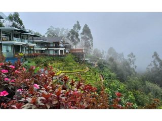hotel exterior with view